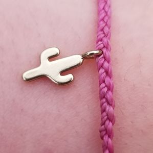 Cactus charm Pura Vida bracelet